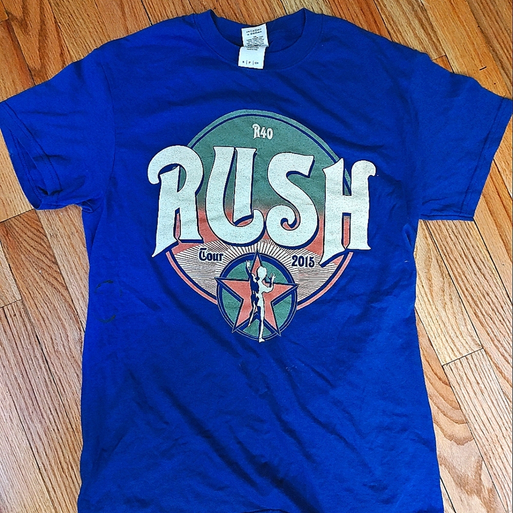 Rush R40 T-shirt from 2017 tour. Size men's Small but it's unisex.